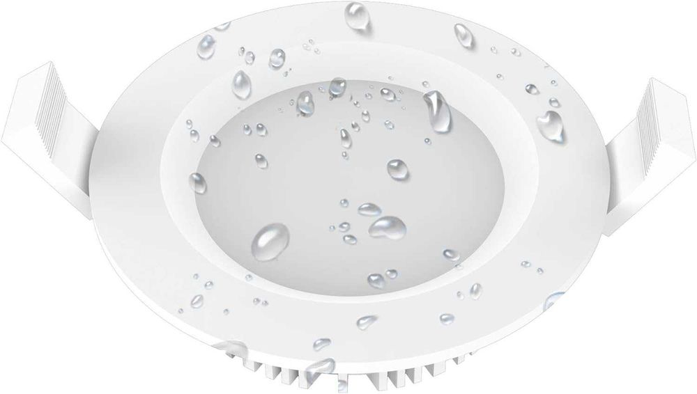 Spot LED Incastrat 8W IP44 Lumina Calda 95mm