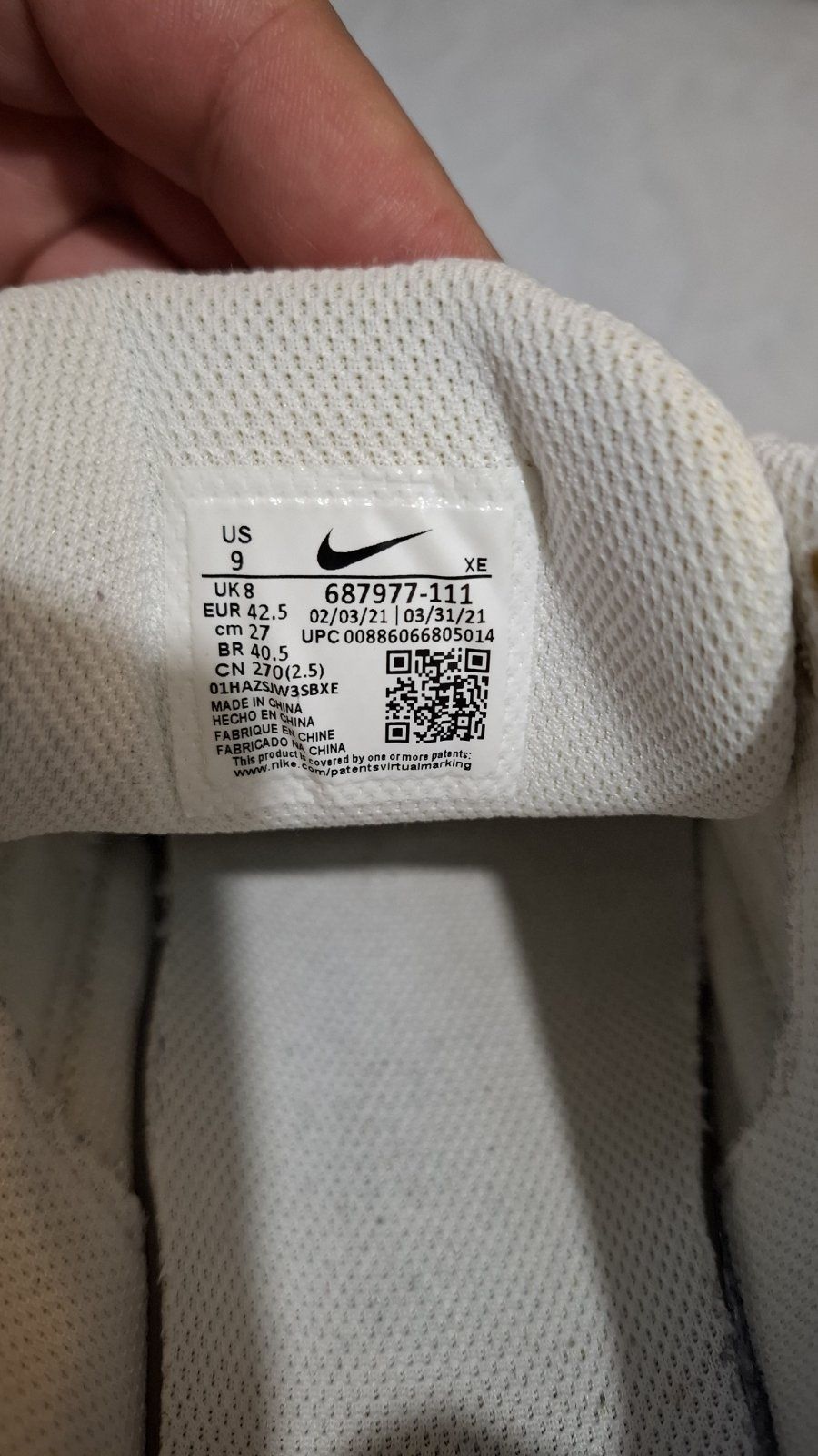 Nike air max ltd 3 white 42.5