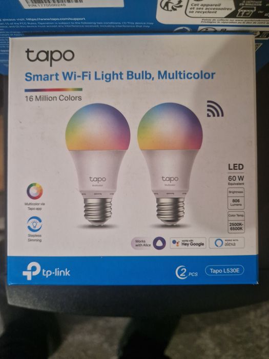 Pachet camera Tapo ,sonerie cu camera video,2 becuri smart Tapo