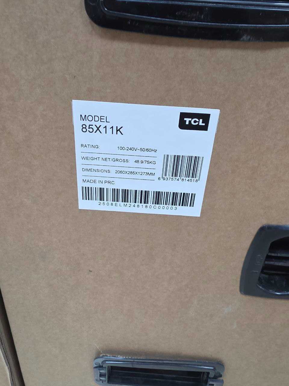 Телевизор TCL 85 QD-Mini Led 4K UHD  Новый модели в наличии