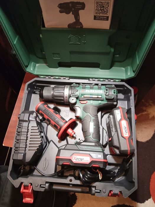 Mașina de găurit Parkside nouă