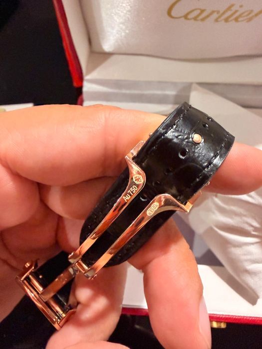 Ceas cartier santos medium gold