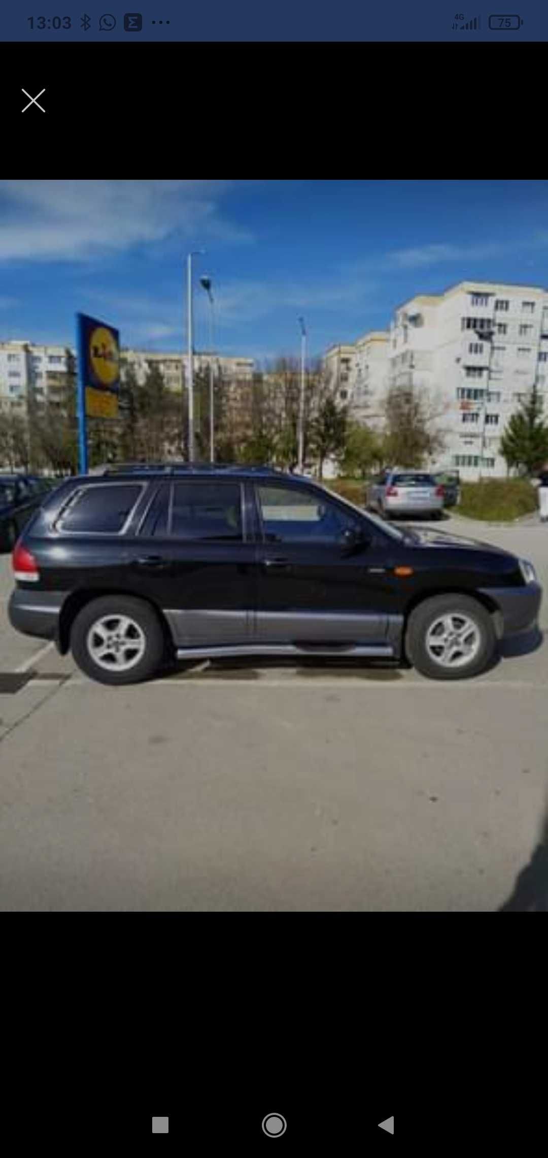 Хюндай Санта фе 1 автоматик 2004г 4х4 2.0 CRDI/125кс