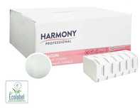 Prosoape pliate hartie V, 2 str., 150 buc., alb, Harmony!