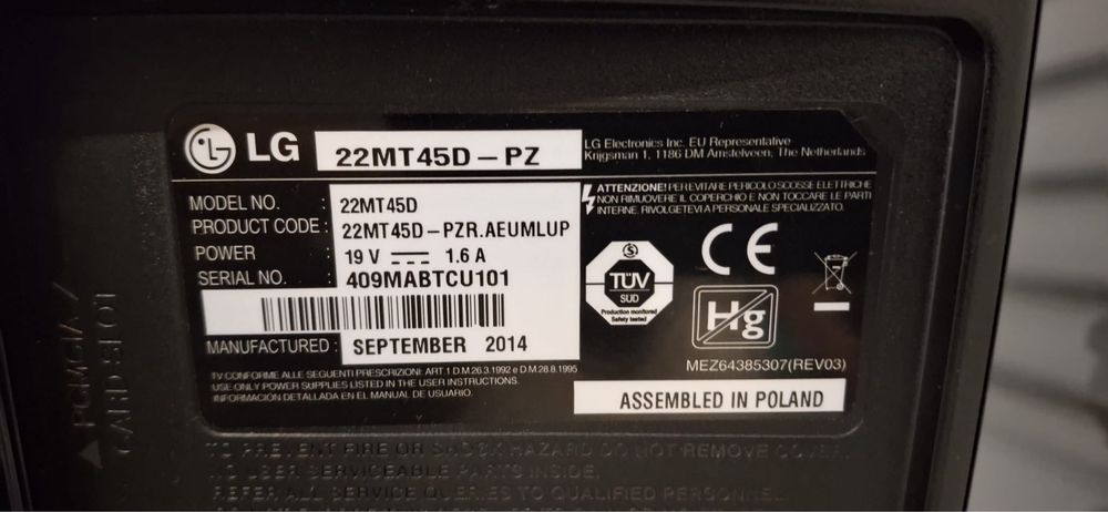 Vand monitor televizor LG