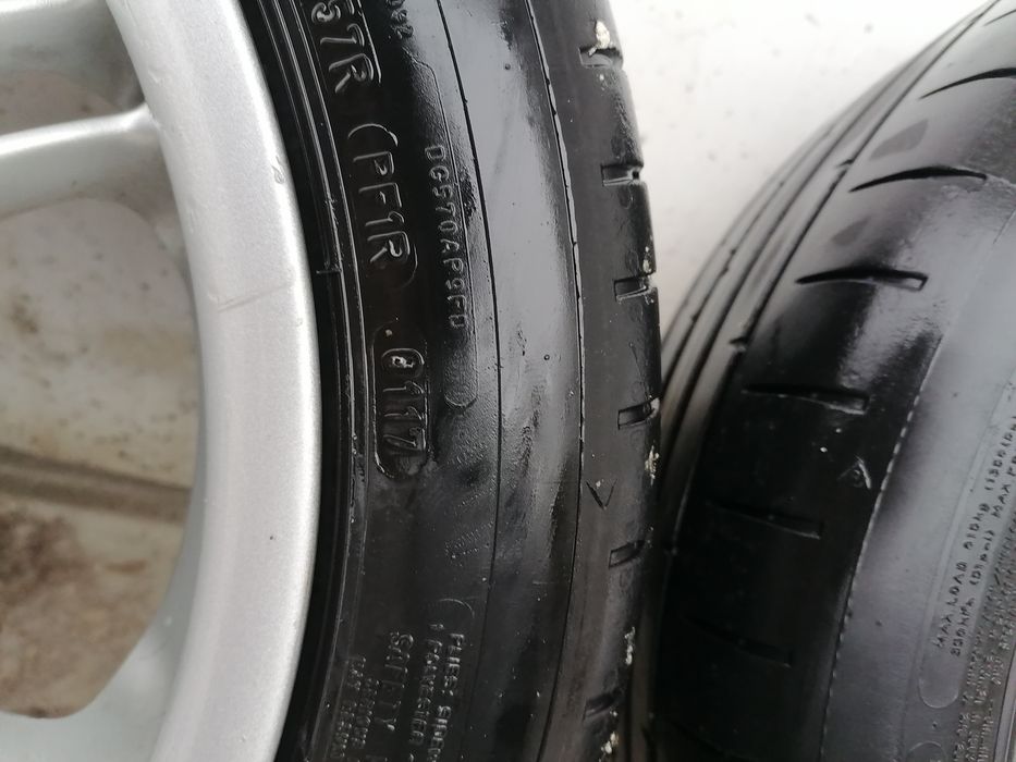 Джанти 4х114.3 17" с много добри гуми Дънлоп