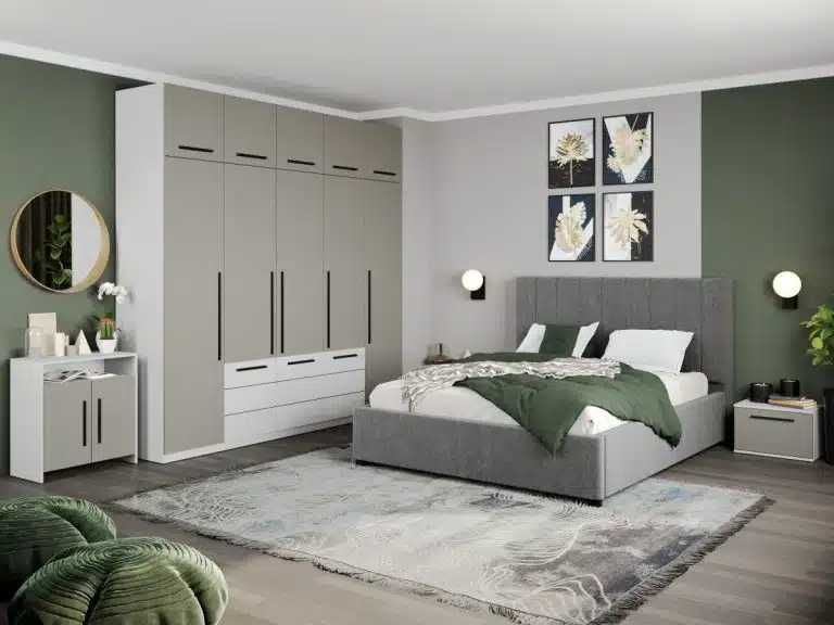 Set Mobila Dormitor Casmir / Alb Soares C27