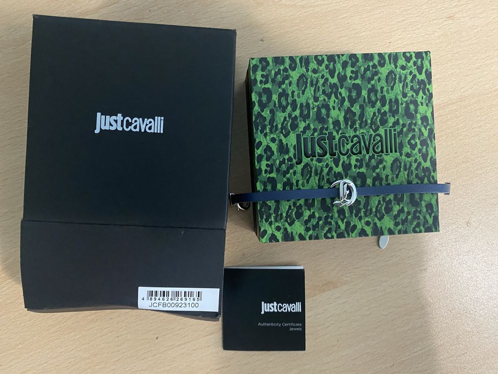 Кожена гривна just cavalli