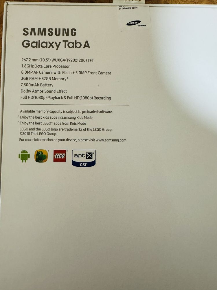 Tableta Samsung Tab A