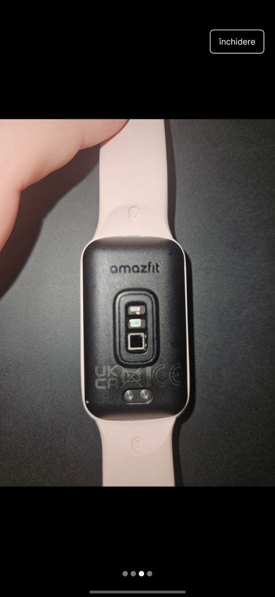 Bratara fitness Amazfit Band 7 Pink + 10 curele de schimb