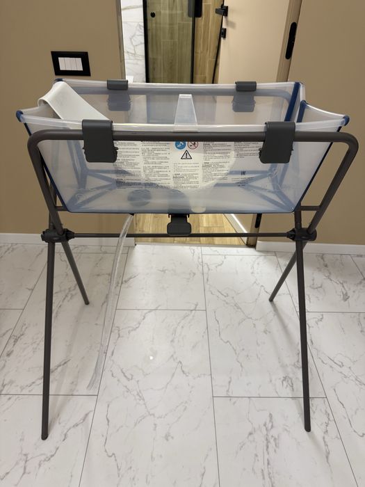 Стойка за вана Stokke Flexi Bath Stand, вана и поставка за новородено
