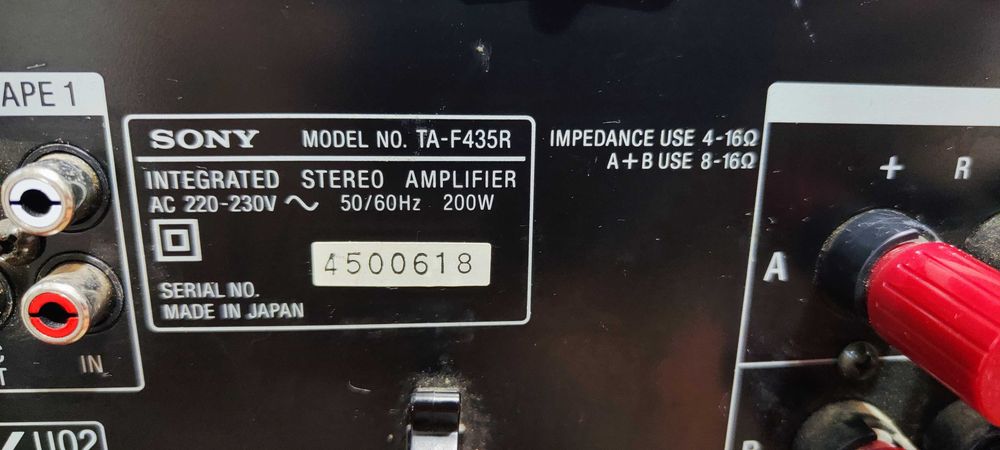 Amplificator Audio Sony TA-F435R Statie Audio