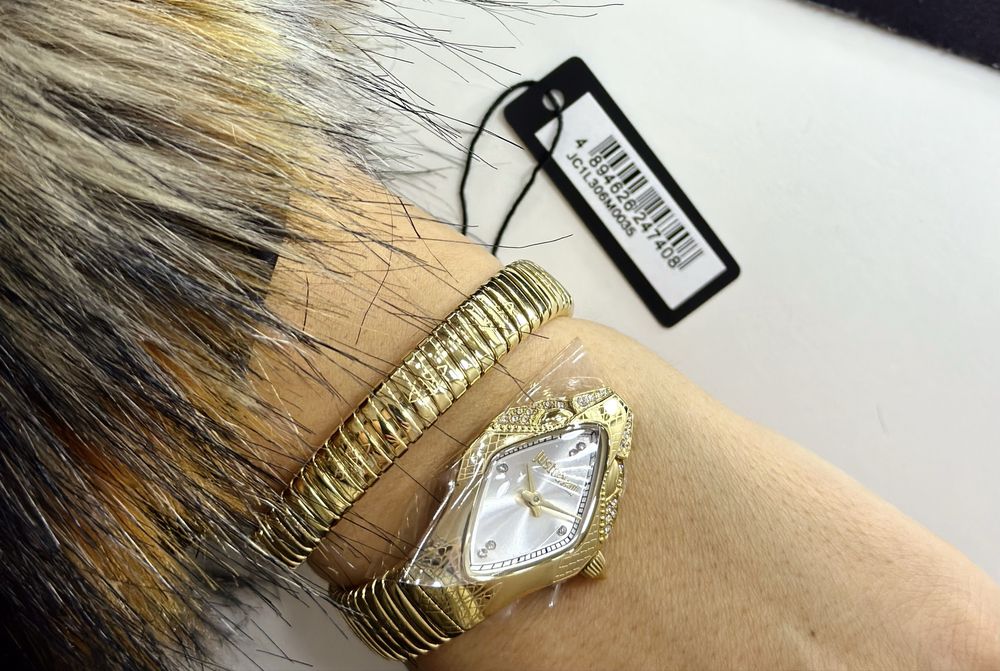 Bratara Just Cavalli aurie