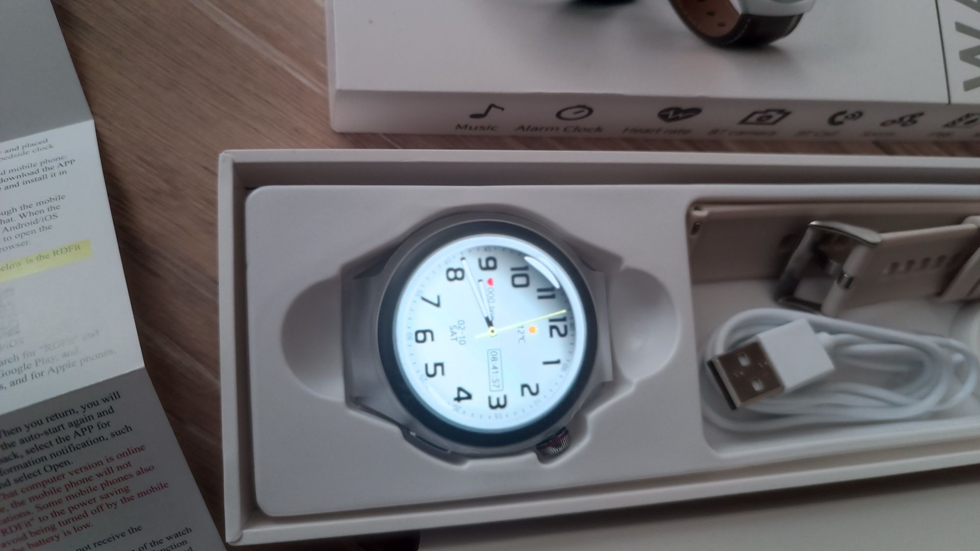 New Smart watch  нов Смарт Часовник  мери кръвна захар глюкоза темпера