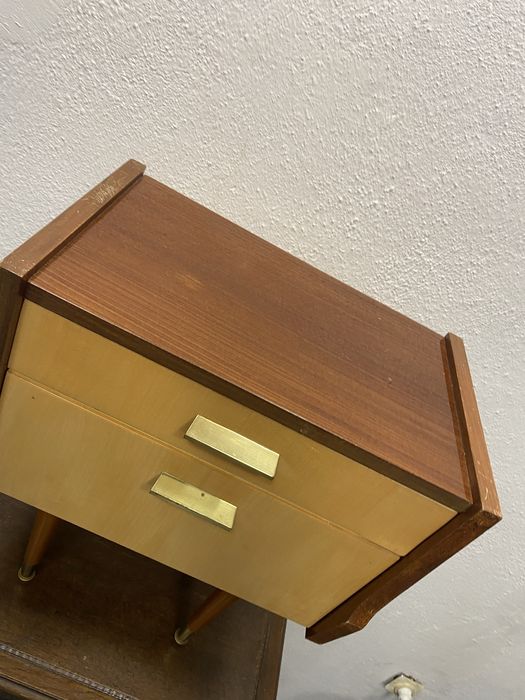 Датски винтидж шкафчета 2 бр mid century 1950 те Дания