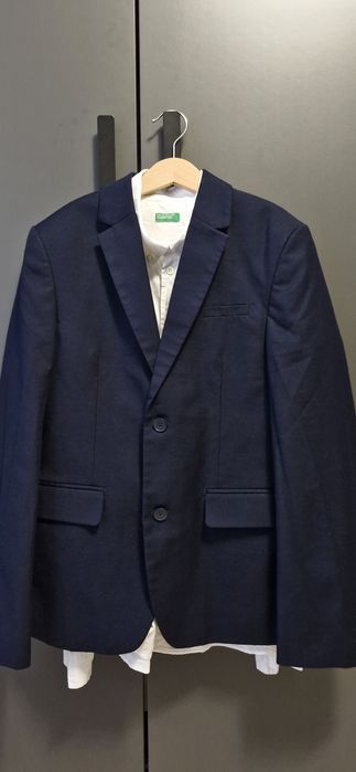 Детско сако H&M 12-13г, риза Benetton