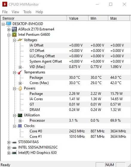 Процесор Intel Pentium G4600, 3.60 GHz, сокет 1151 / Kaby Lake