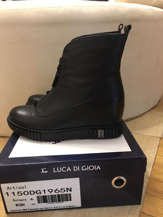 Ghete din piele naturala-Luca di Gioia, mar. 39