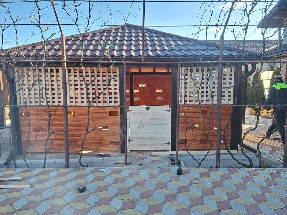 Foișor și terase mobilier și gradina