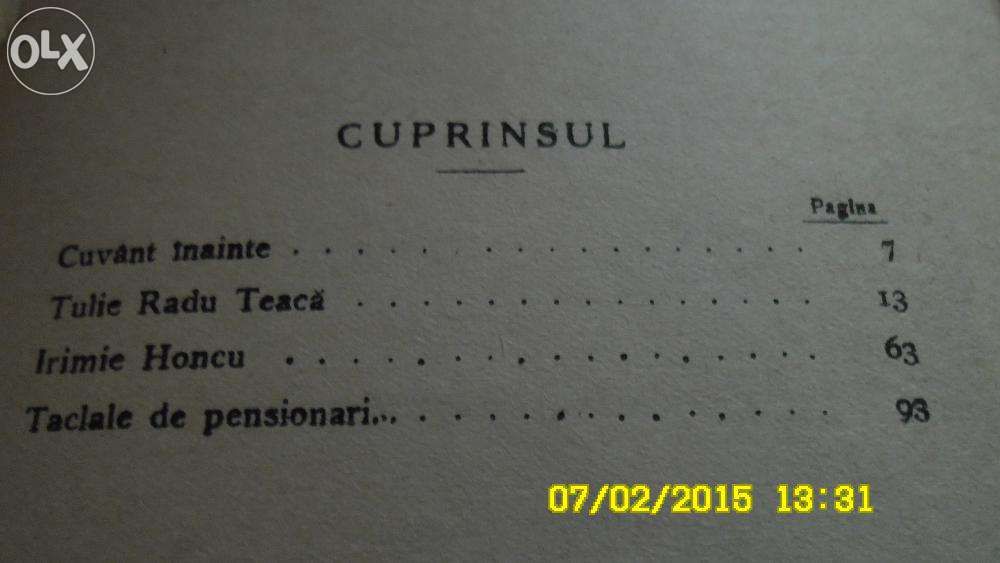 Carte din 1940, Tulie Radu Teaca-I.I.Mironescu