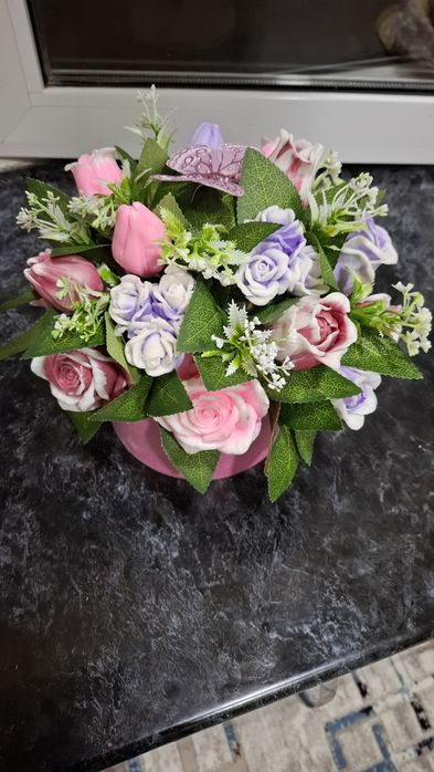 Букет из мыла в начии и на заказ! Sovunli buket nalichida va zakazga!