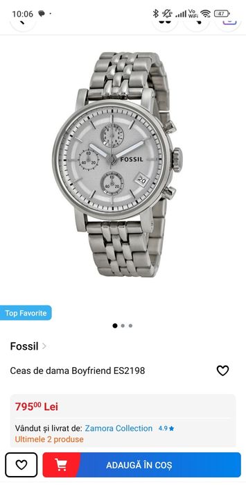 Ceas dama Fossil ES2198