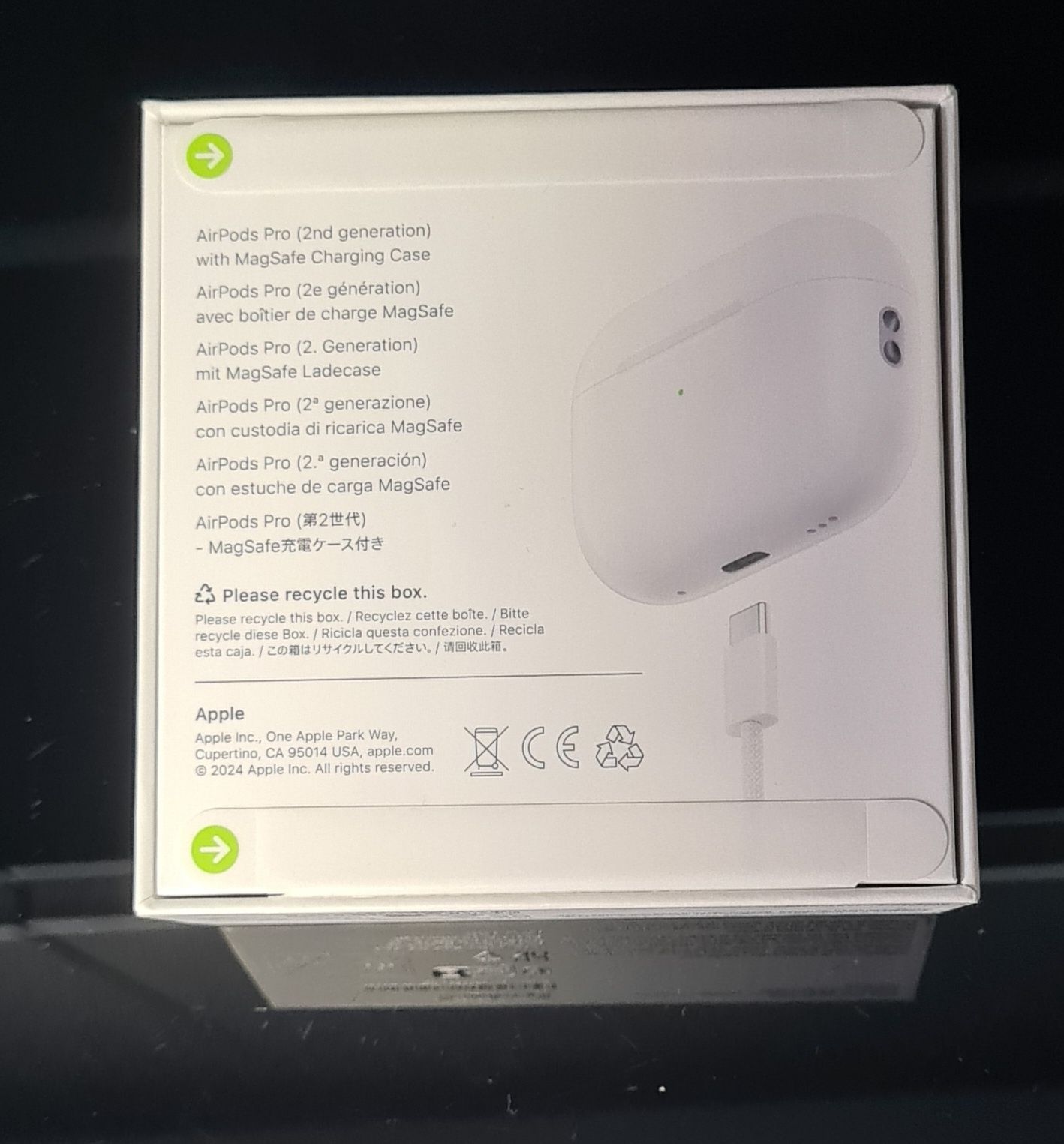 Apple AirPods Pro (2nd gen) MTJV3ZM/A - неразпечатани, с гаранция 2г.