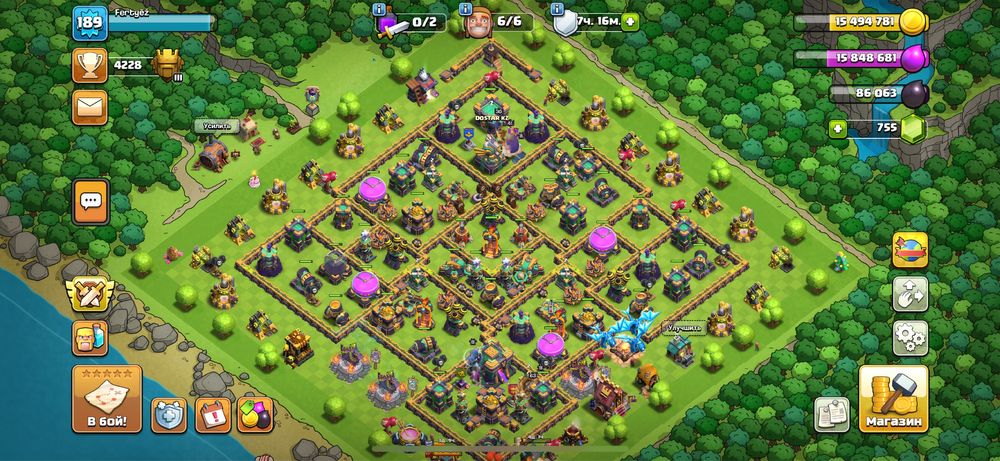 клаш оф кланс аккаунт тх14 фулл бағасын келісеміз