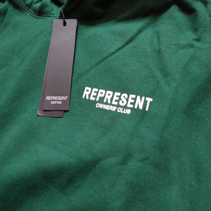 Hanorac Represent Verde (M) Nou | Livrare cu verificare