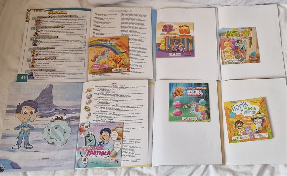 6 Reviste, editura edu cu cd grupa mijlocie si mare .