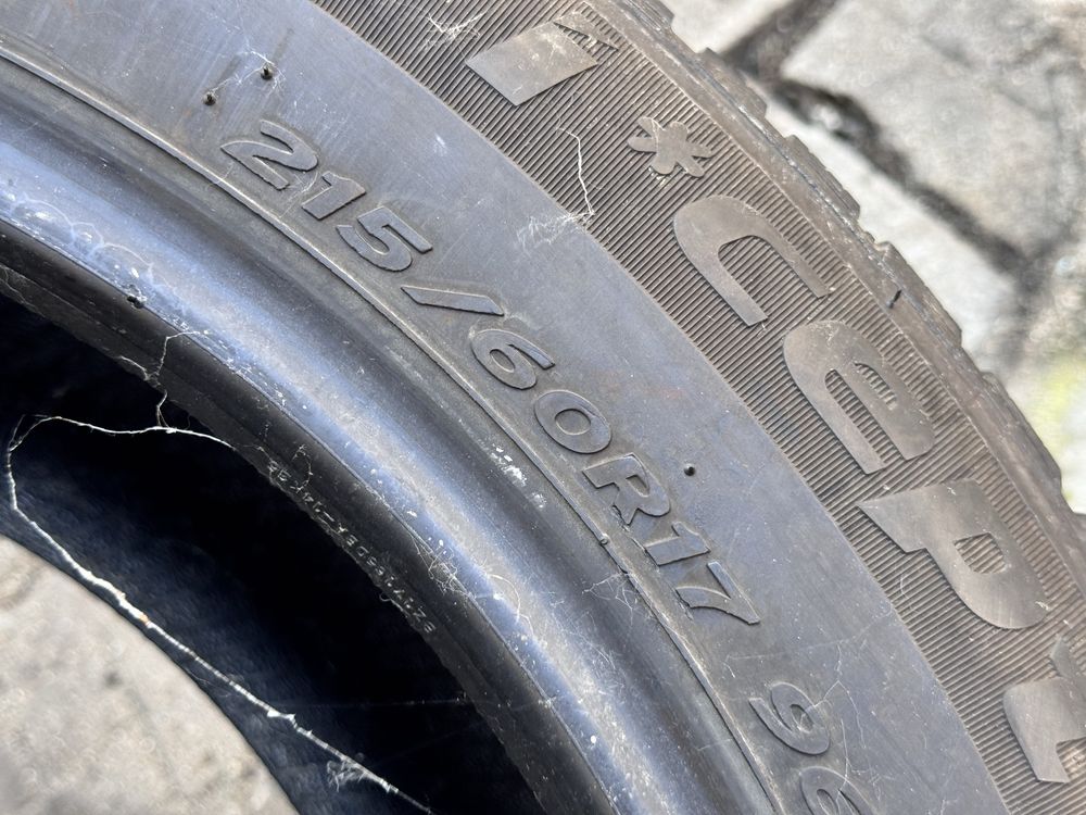 215/60/R17 Hankook Winter 2бр зимни dot4417 4-5мм