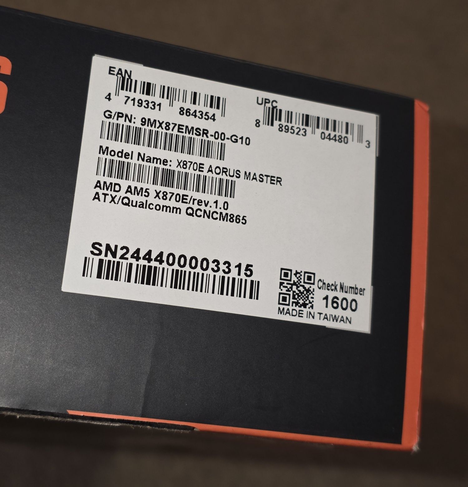 Placa de baza Gigabyte X870E Aorus Master DDR5 Socket AM5 ATX WIFi