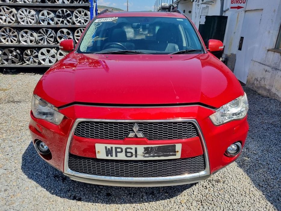 Oglinda dreapta Mitsubishi Outlander Facelift 2009 - 2012 4 Usi Rosu 16j (1314) ...