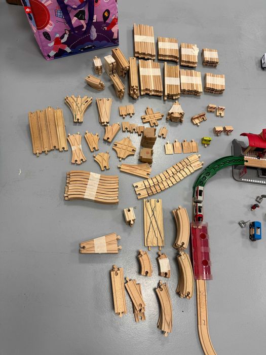 Sine lemn pentru trenulete