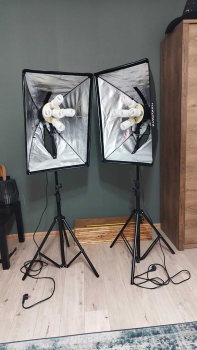 Kit 2 lumini softbox