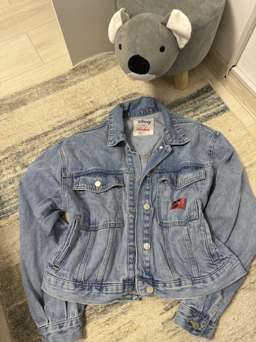 Geaca denim/blug mickey mouse superba