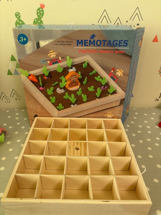 Игра за памет .Дървена интерактивна игра