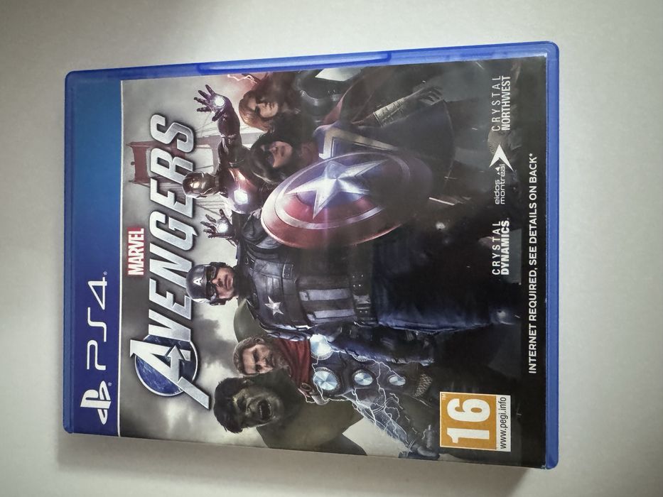 Диск игра для ps4 ps5 Avengers Мстители польностью на русском языке