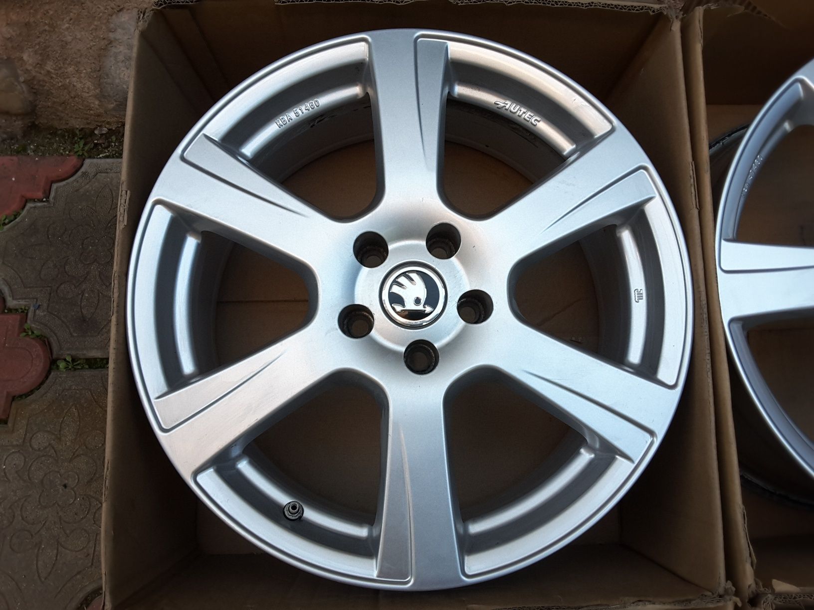 jante aliaj 18; 5x112; Skoda Kodiaq, Karoq, Superb, Octavia Scout