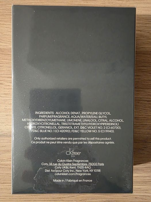 Мъжки парфюм Calvin Klein Free 100мл