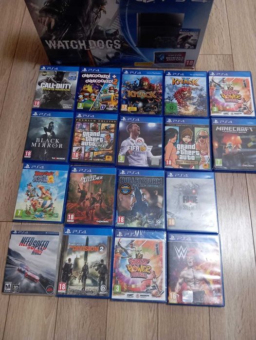 PS4 2TB + игри профилактиран