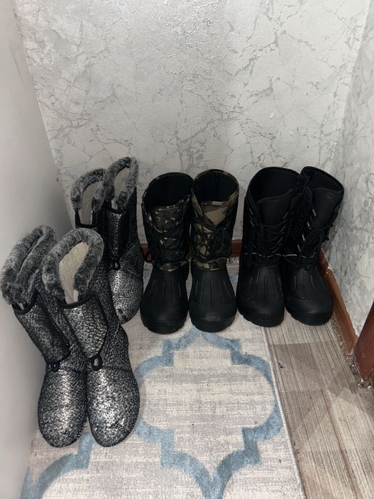Сапоги 2 комлпект за 18000тг