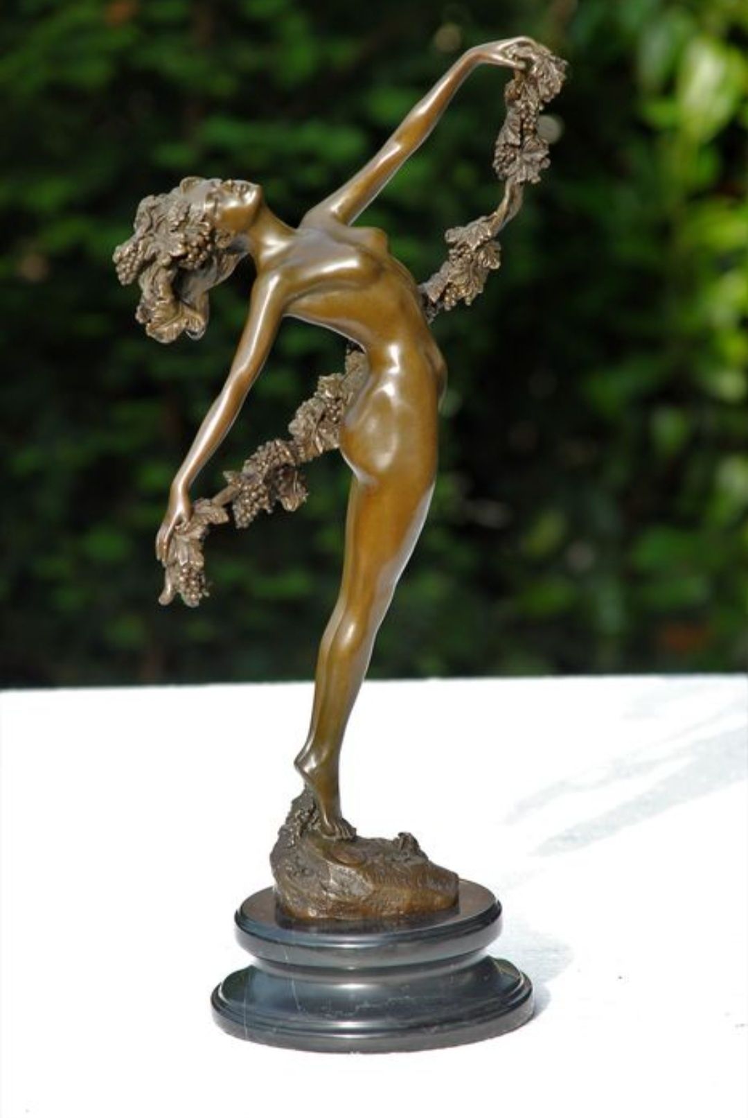 Statuetă bronz 42 cm