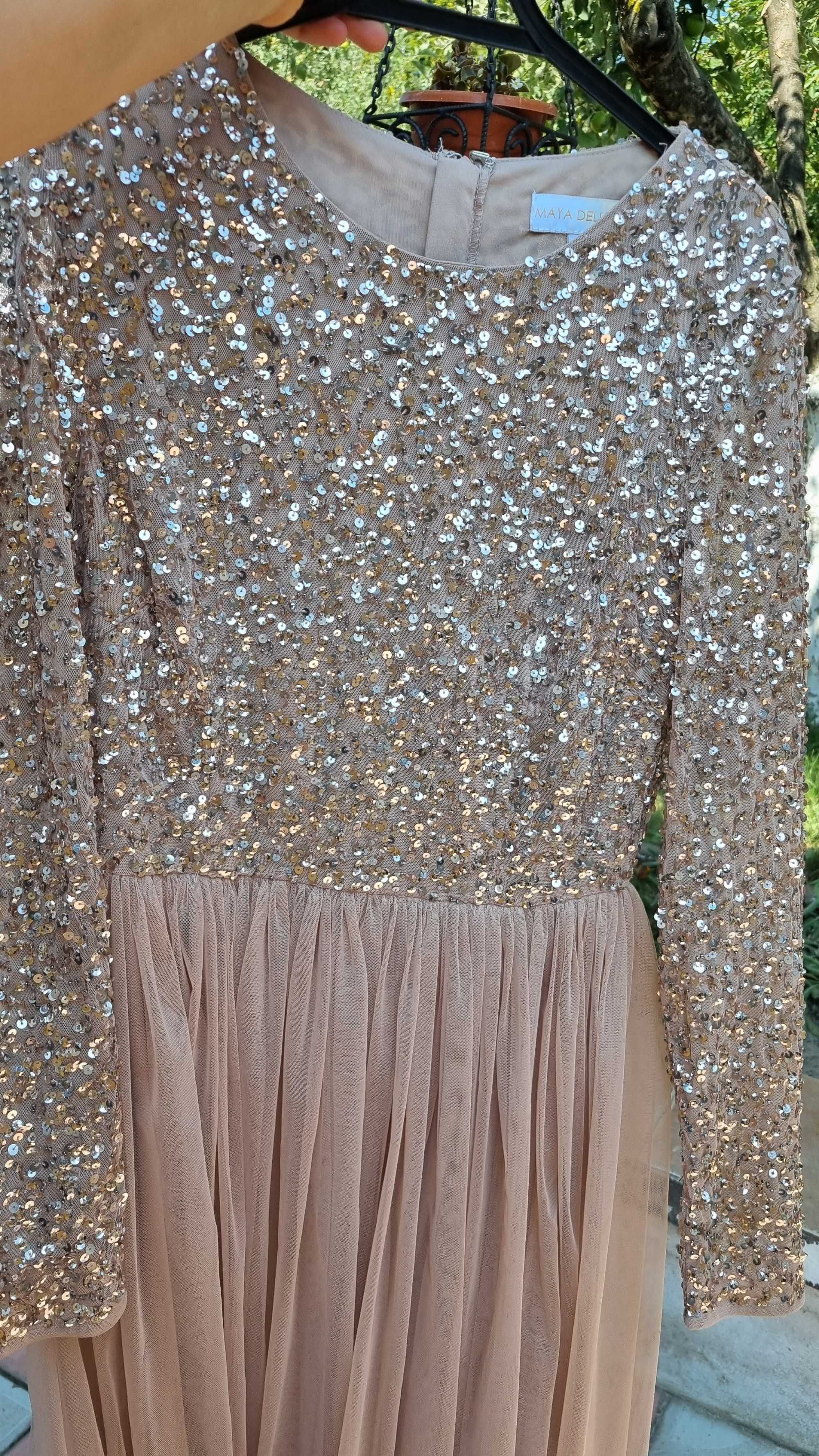 Rochie eleganta de dama masura M, Maya Bridesmaid,  midi, stare f buna