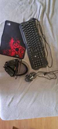 Kit myria(tastatura,mouse,mouse pad,casti)
