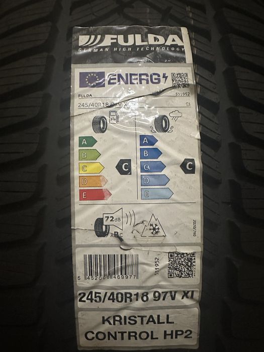 Fulda kristal control hp 245/40/18
