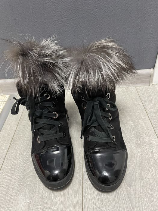 Зимние ботинки 36 размер,почти новые.