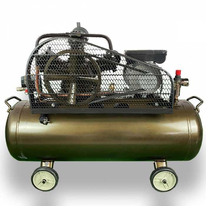 Компресор за въздух с триглав Усилен дебит, 480L/min, 3HP, Колелца
