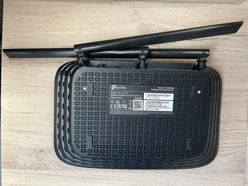 TP-Link TL-WR940N 450 mbps router / Tplink рутер 450 мбит