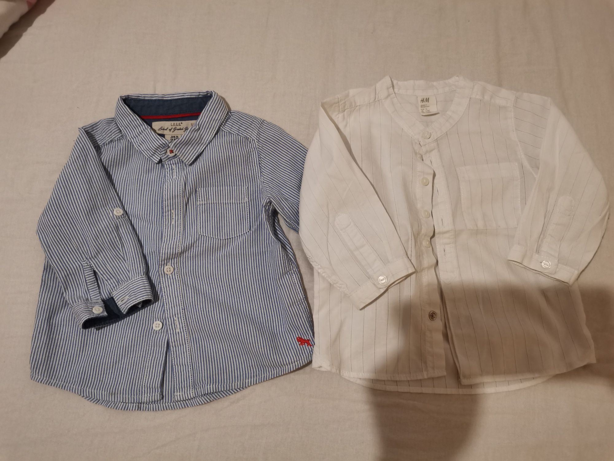 Lot 2 camasi H&M 74, 6-9 luni